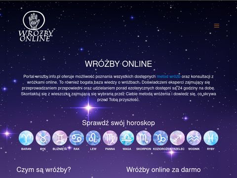 Wrozby.info.pl online - tarot za darmo