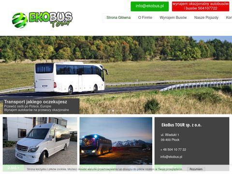 EkoBus wypożyczalnia busów Płock