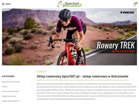 Sportset.pl sklep rowerowy Warszawa