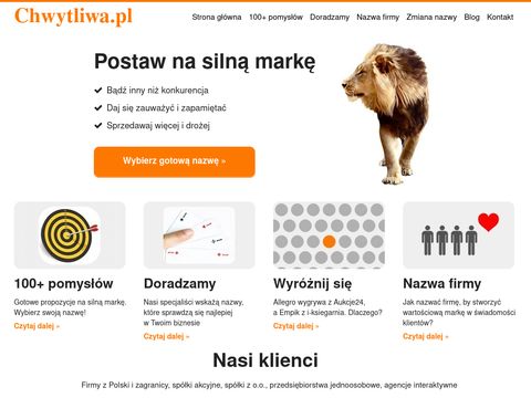 Chwytliwa.pl - nazwa firmy