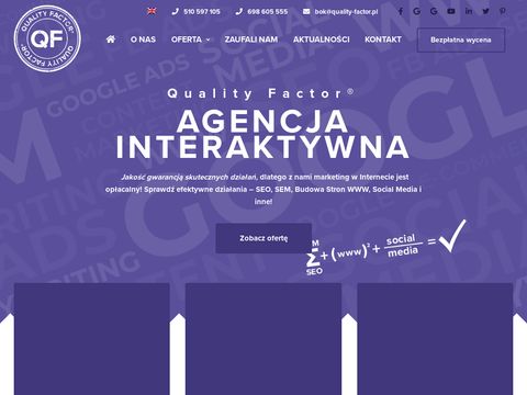 Quality Factor - działania SEO