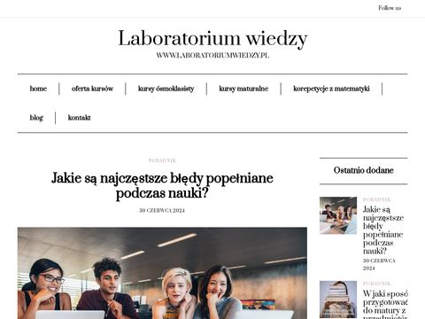 Laboratorium Wiedzy - kursy