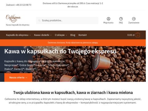 Cafessima - kapsułki z kawą