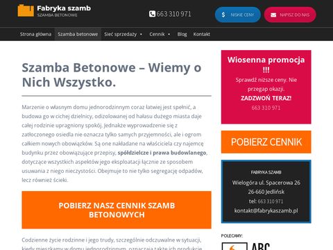 Fabrykaszamb.pl - szamba betonowe