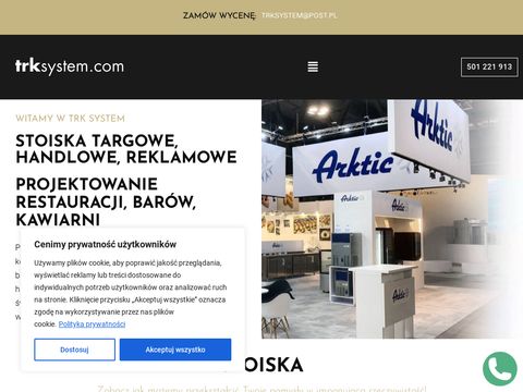 TRK System - stoiska targowe i handlowe