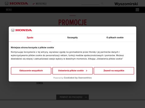 Blswyszomirski.pl serwis honda