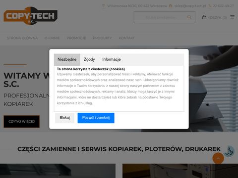 Copy-tech - serwis kopiarek Warszawa