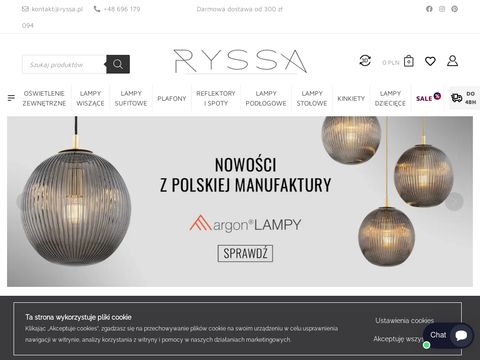 Ryssa.pl lampy - sklep internetowy