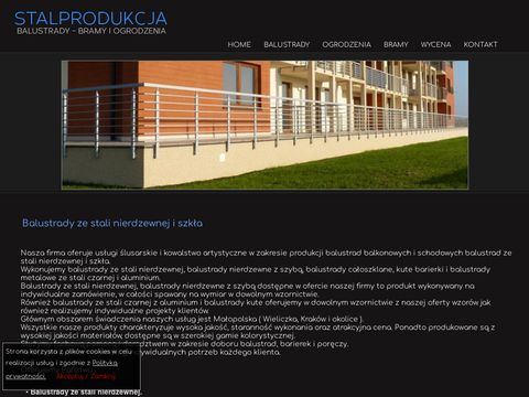 Stalprodukcja.pl - balustrady nierdzewne