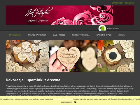JotStudio.pl zaproszenia ślubne