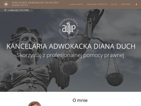 Kancelariaadwokackapiaseczno.pl - Diana Duch