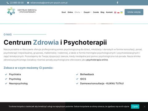 Centrum-psych.pl psycholog Warszawa
